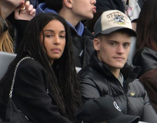 Aaliyah with her rumored boyfriend Florian Wirtz